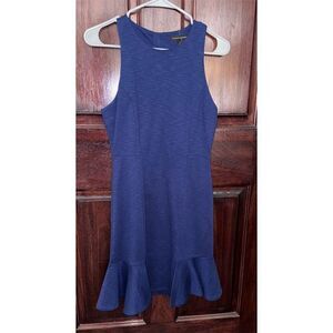 Banana Republic Women's Navy Blue Sleeveless‎ Fit-and-Flare Dress Size 0